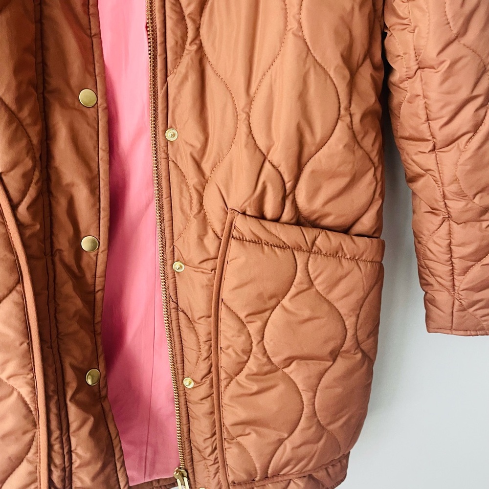 J. Crew Cocoon Signature Puffer Coat - Picture 4 of 9